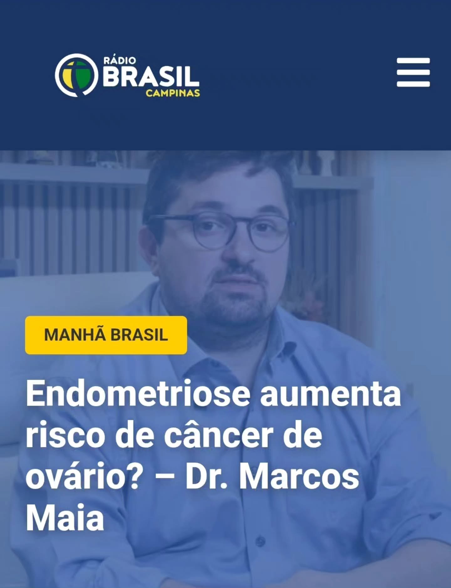 Publicação do Instituto Maia no Instagram